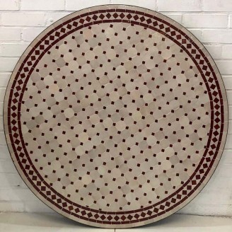 Mesa de mosaico artesanal árabe