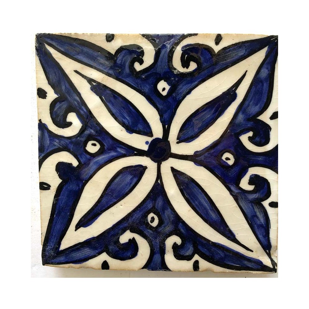 Azulejos arabe pintados a mano