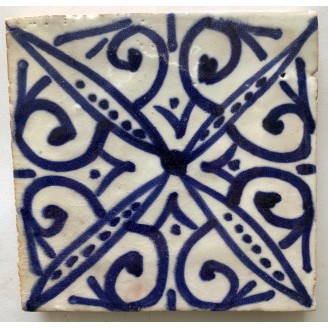 azulejos arabe pintado a mano