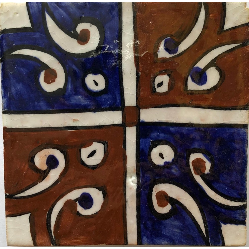 azulejos arabe pintado a mano