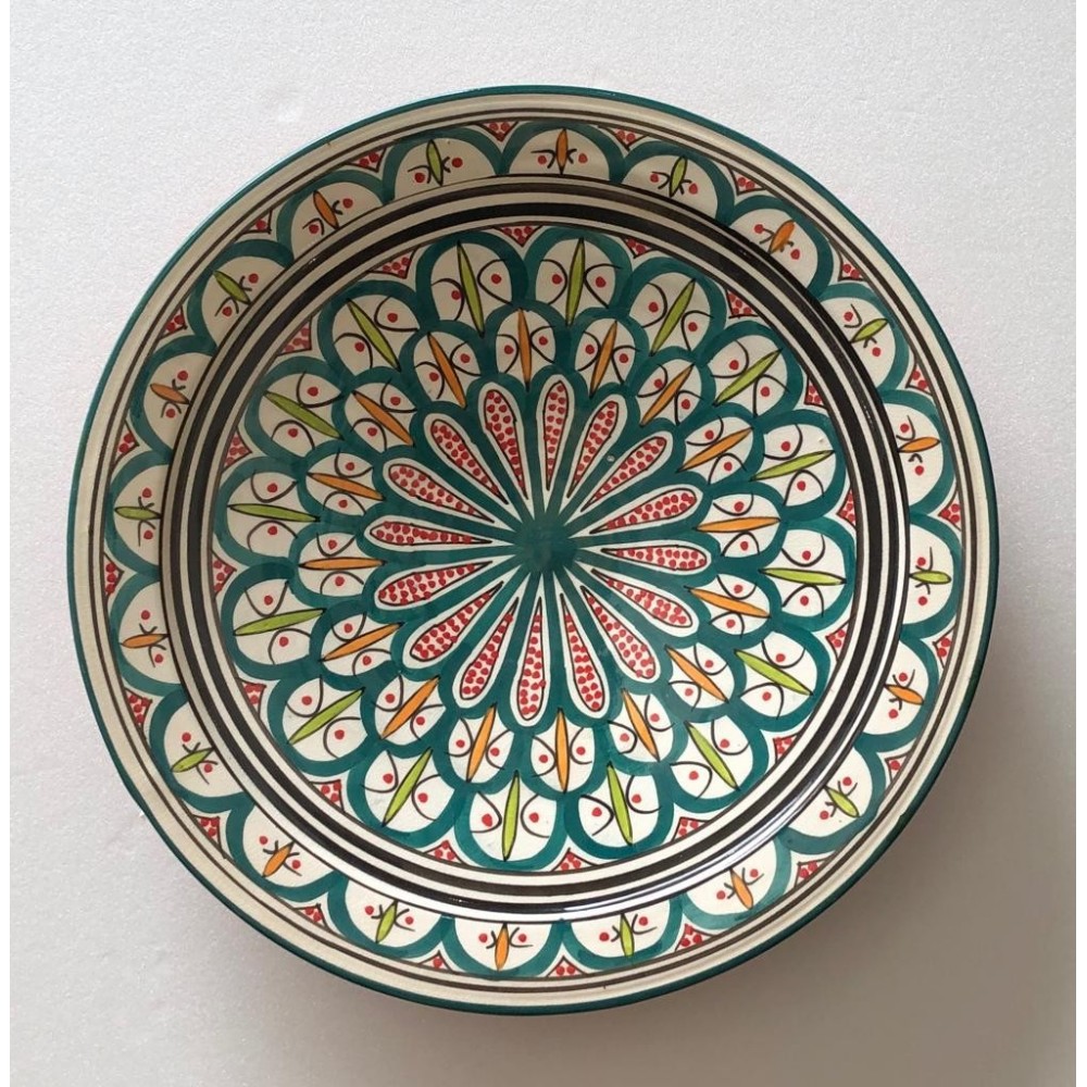 plato de ceramica 35 cm