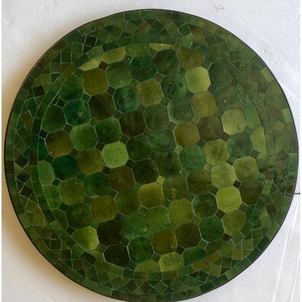mesa de mosaico artesanal arabe