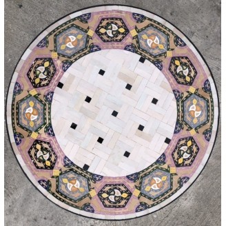 Mesa de mosaicos marroquí 60 diámetro por 50 centímetro de alto