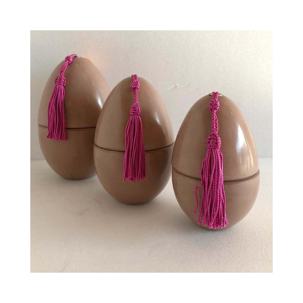 Juego de 3 Huevos de cerámica  tadalakt para la decoración