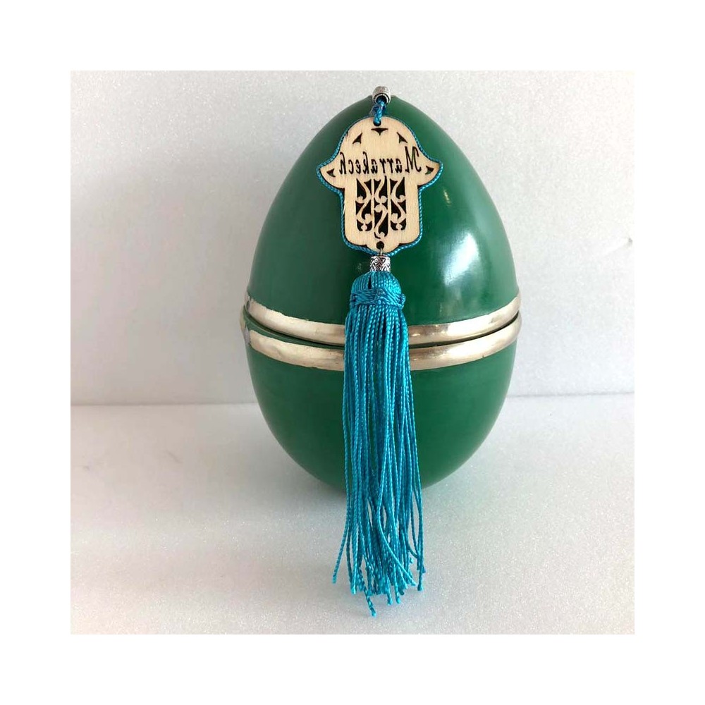 Juego de Huevos de tadalakt con un colgantes de manos de Fatima Juego de Huevos de tadalakt con un colgantes de manos de Fatima