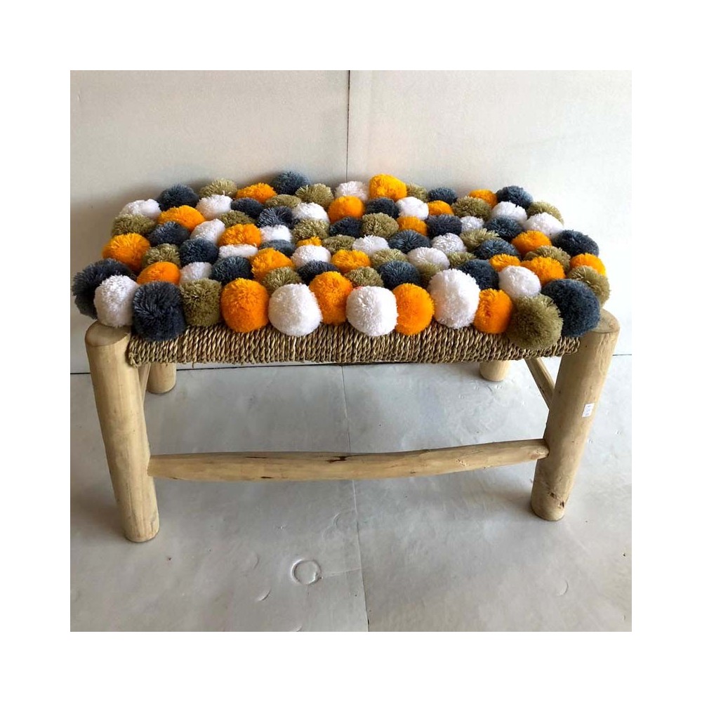 Taburete de Madera y hilo Taburete de Madera y hilo